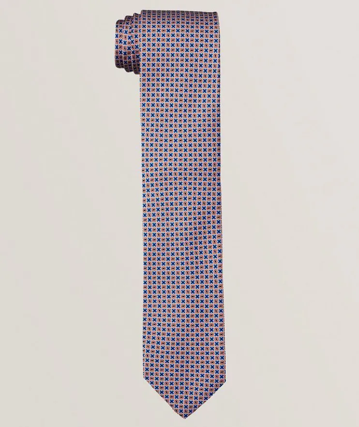 Panama Micro-Clover Silk Tie