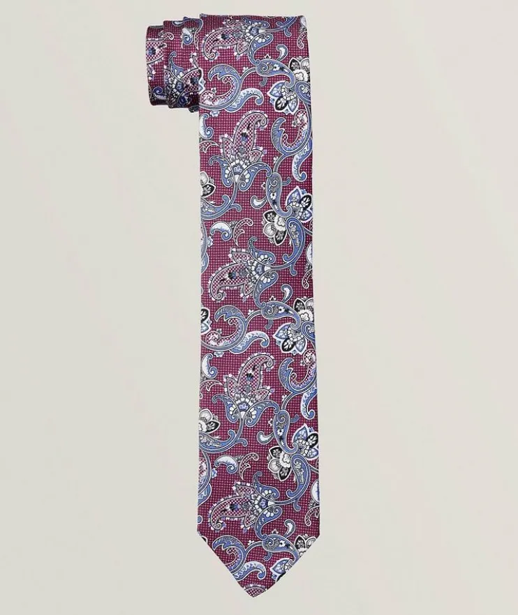 Panama Paisley Silk Tie