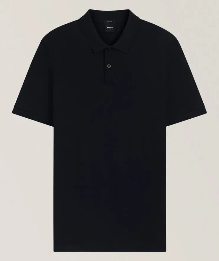 Parlay Herringbone Weave Cotton Polo