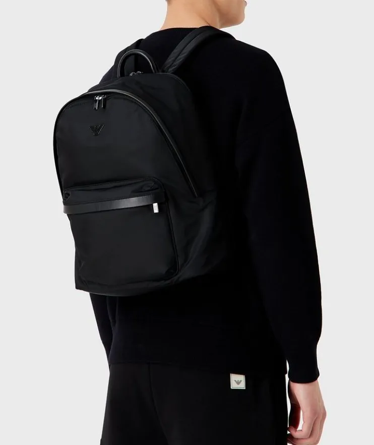 Patch Logo Nylon Backpack