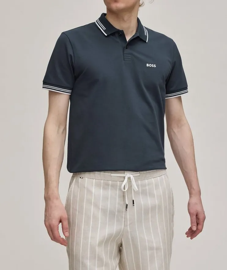 Paul Stretch-Cotton Polo