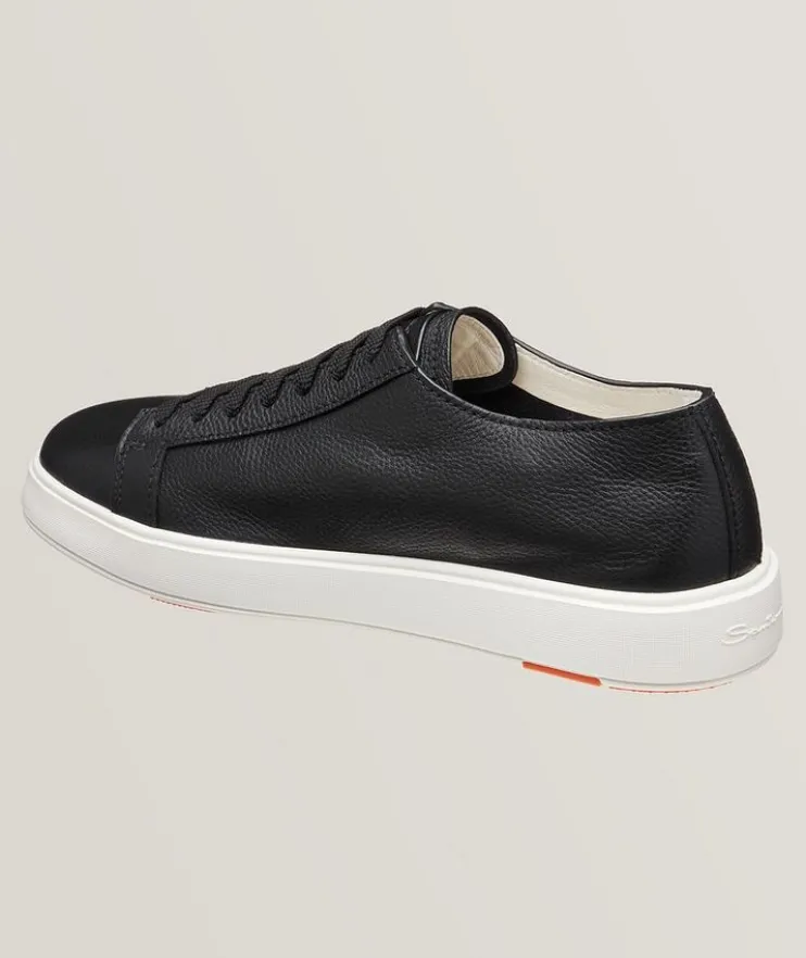 Pebbled Deerskin Sneakers
