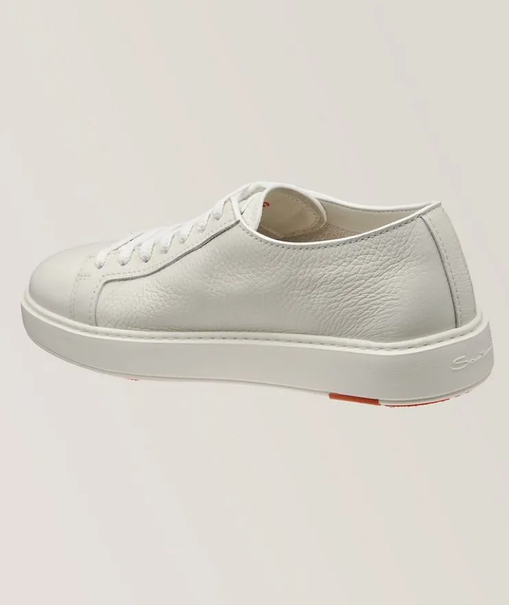 Pebbled Deerskin Sneakers