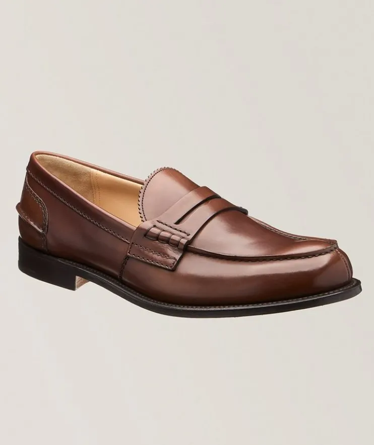 Pembrey Leather Penny Loafers