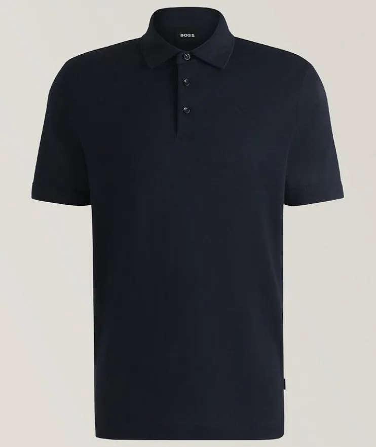 Penrose Slim-Fit Striped Collar Polo