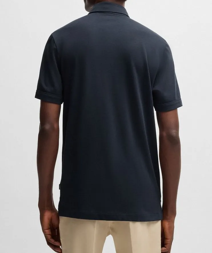 Penrose Slim-Fit Striped Collar Polo