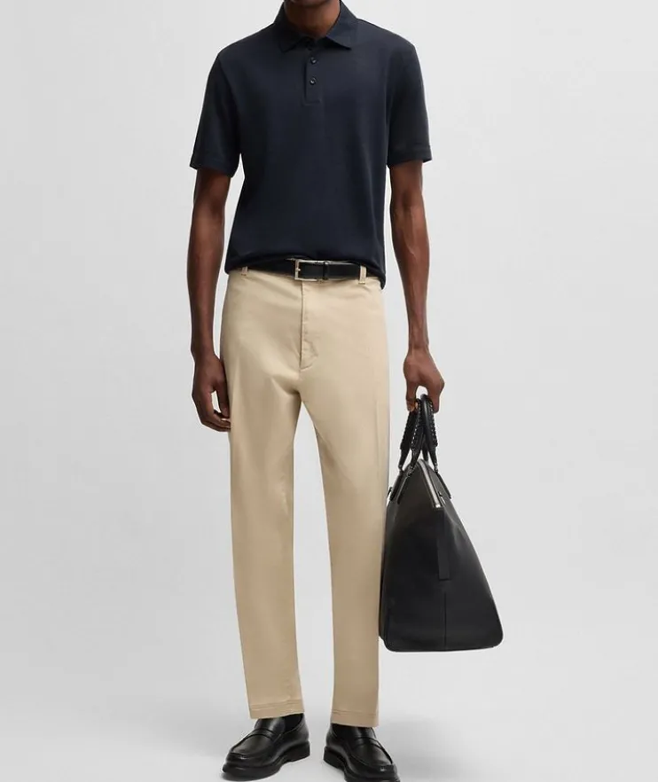 Penrose Slim-Fit Striped Collar Polo