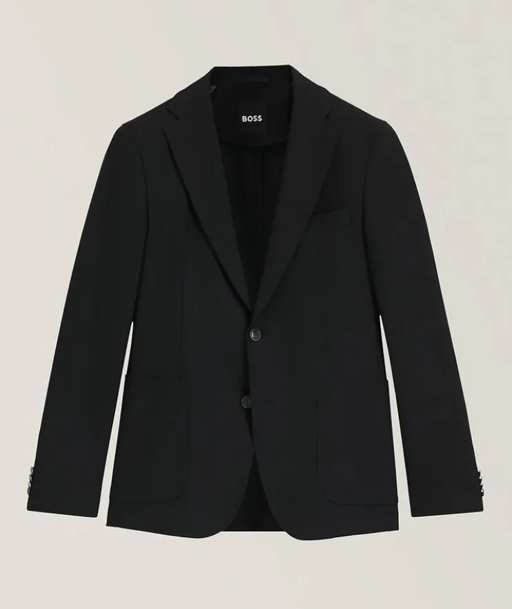 Performance Stretch-Wool Sport Jacket