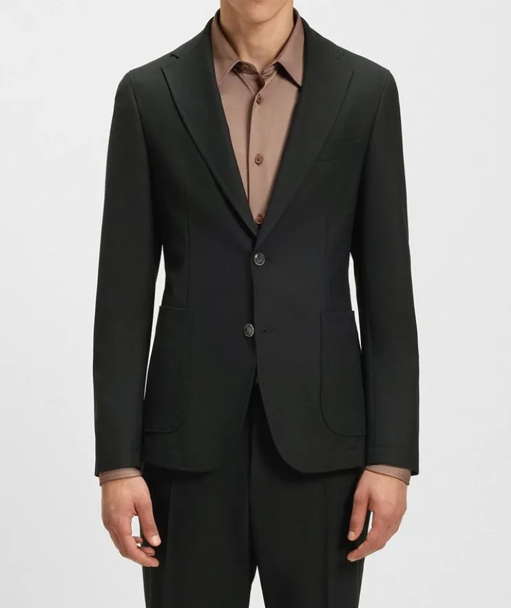 Performance Stretch-Wool Sport Jacket
