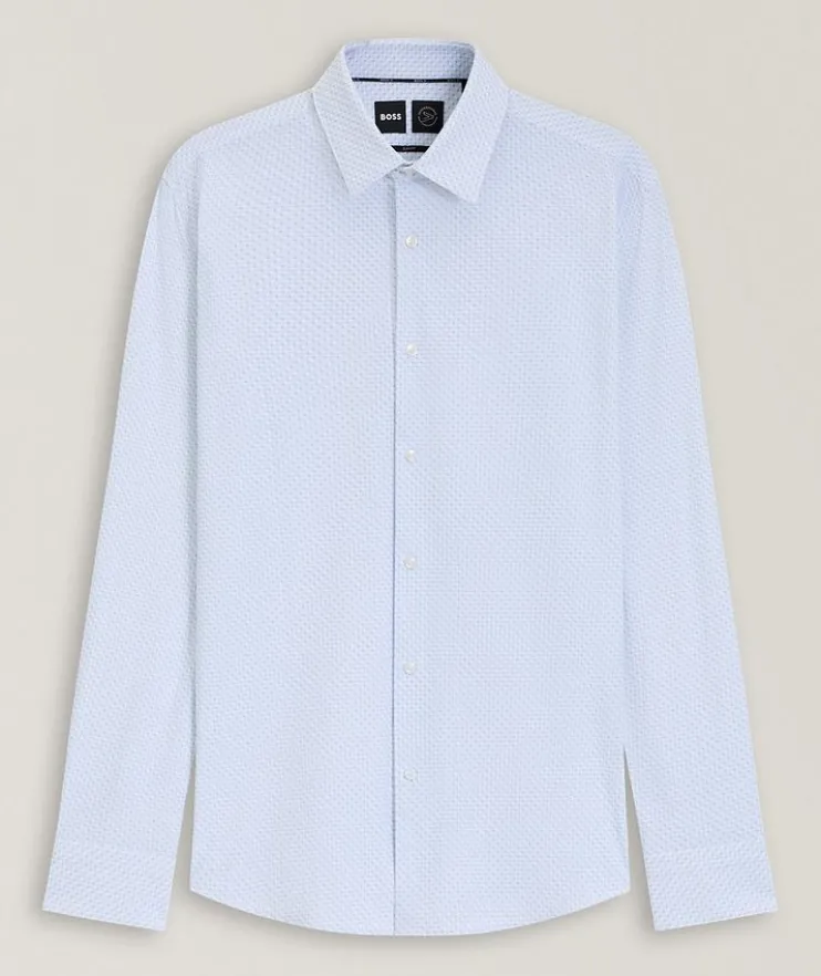 Performance-Stretch Jersey Dress Shirt