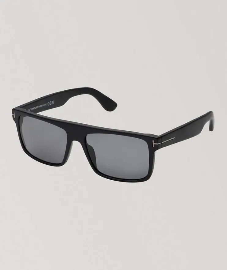 Phillipe Matte Square Polarized Sunglasses