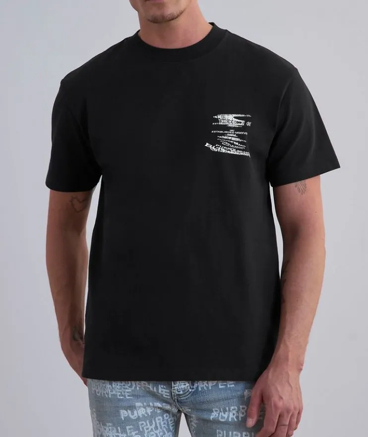 Photocopy Distressed Cutout T-Shirt