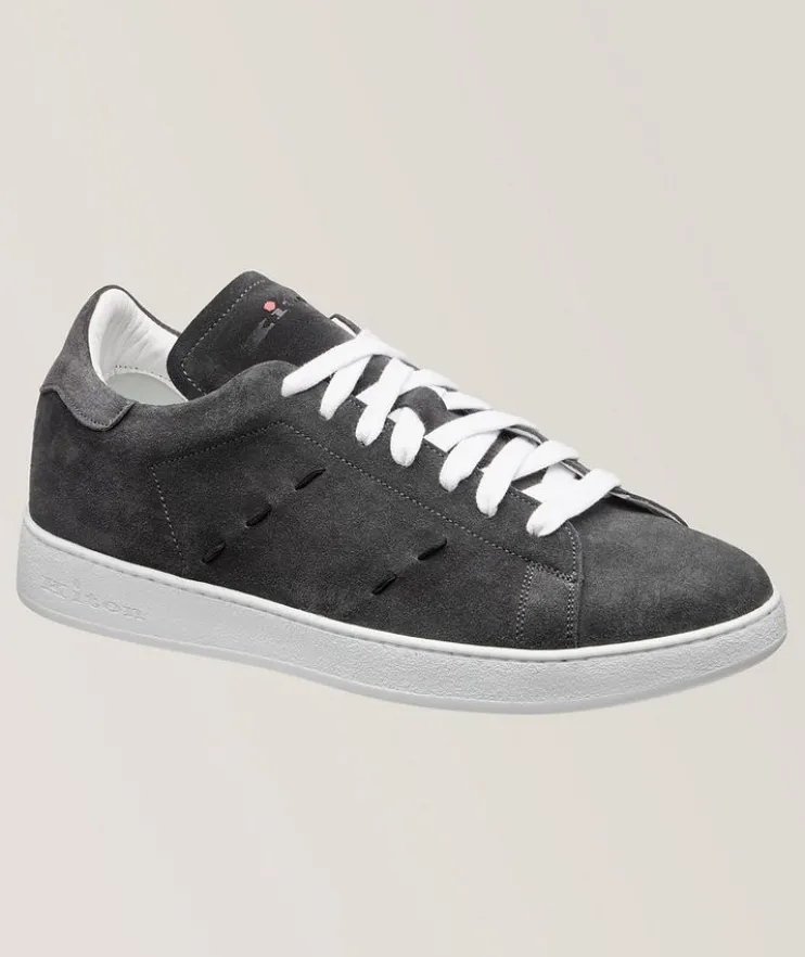 Pick Stitch Suede Sneakers