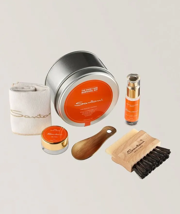 5-Piece Travel Shoe Care Survival Kit