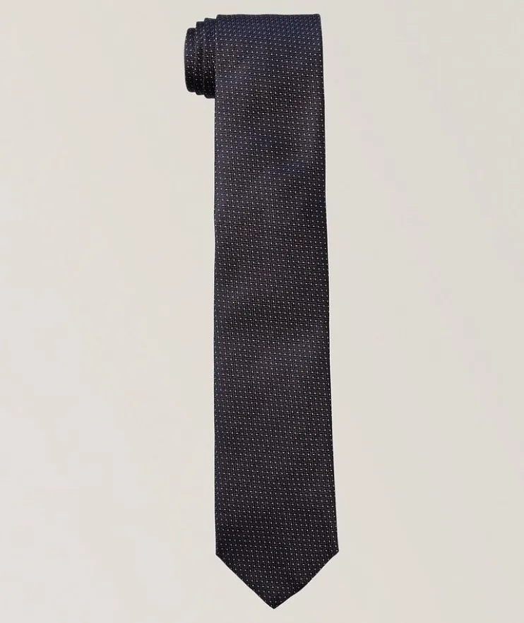 Pin Dot Silk Tie