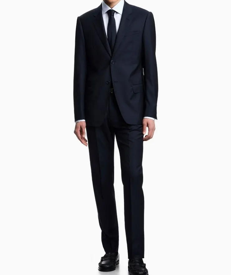 Pinstripe Virgin Wool Suit