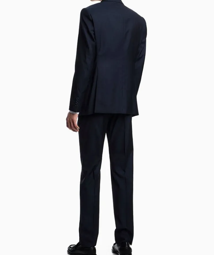 Pinstripe Virgin Wool Suit