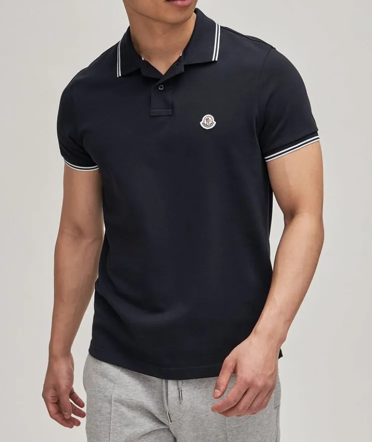 Piqué Cotton Knit Polo