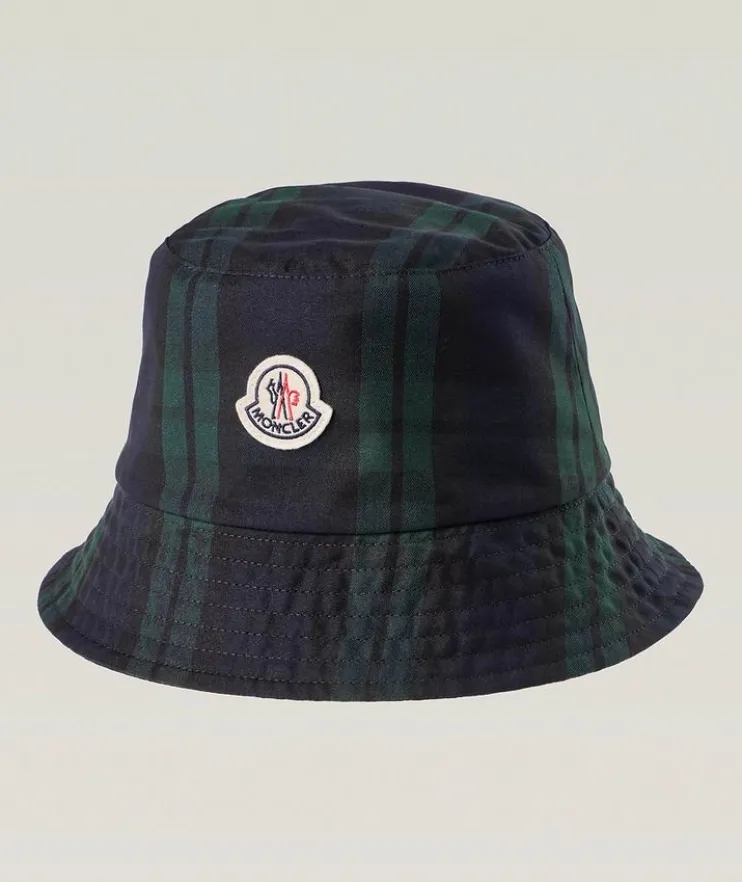 Plaid Cotton Bucket Hat