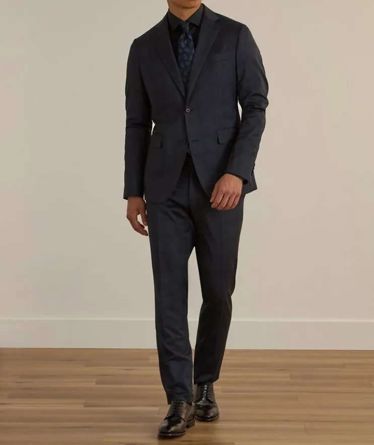 Plaid Virgin Wool Suit