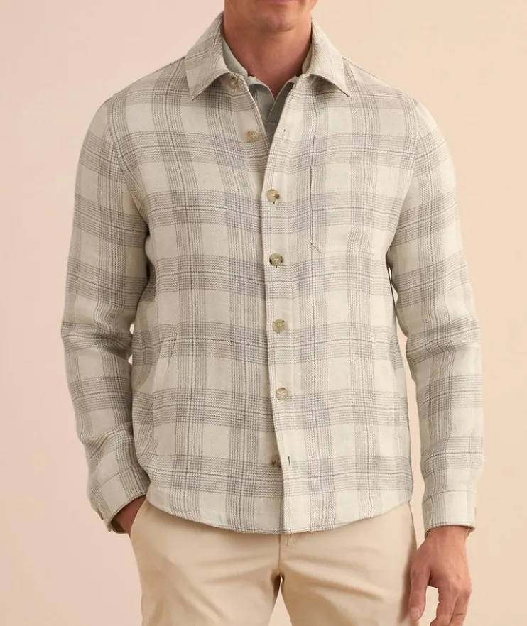 Plaid Virgin Wool-Blend Overshirt