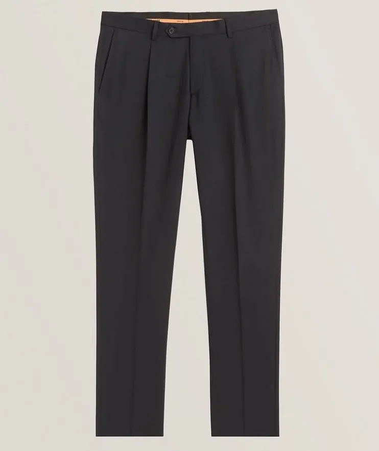 Pleated Wool Pants