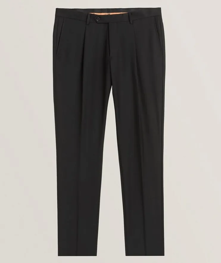 Pleated Wool Pants