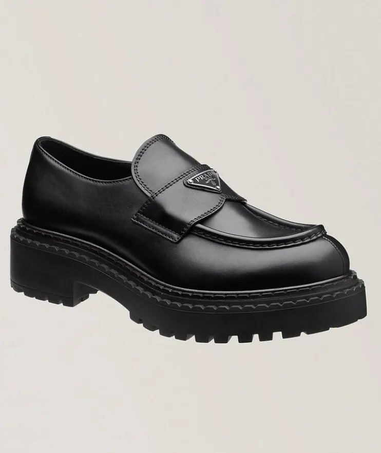Polished Leather Loafers
