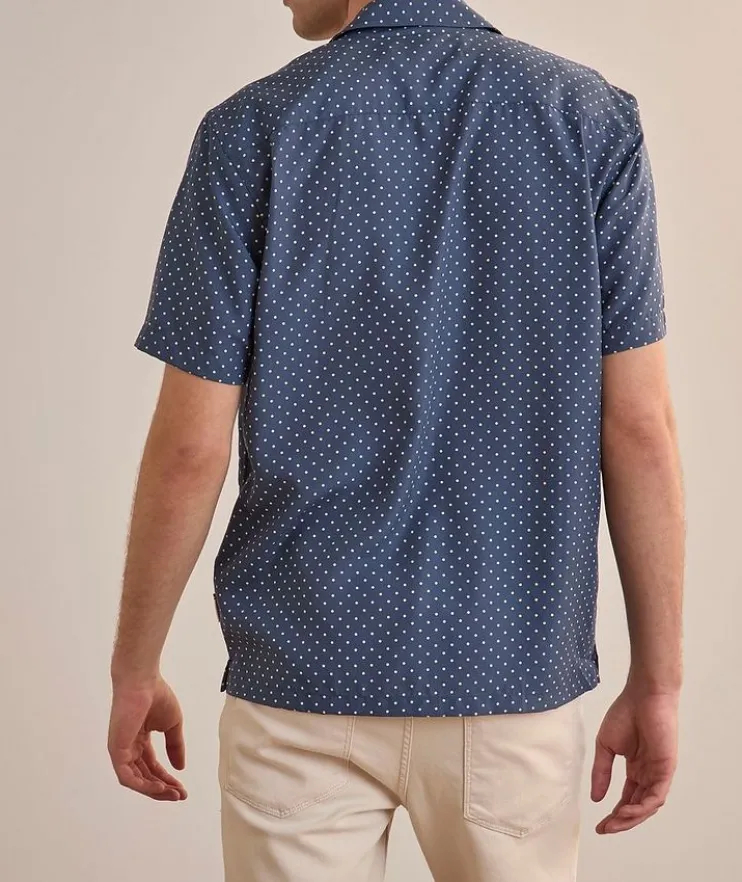 Polka Dot Lyocell Shirt