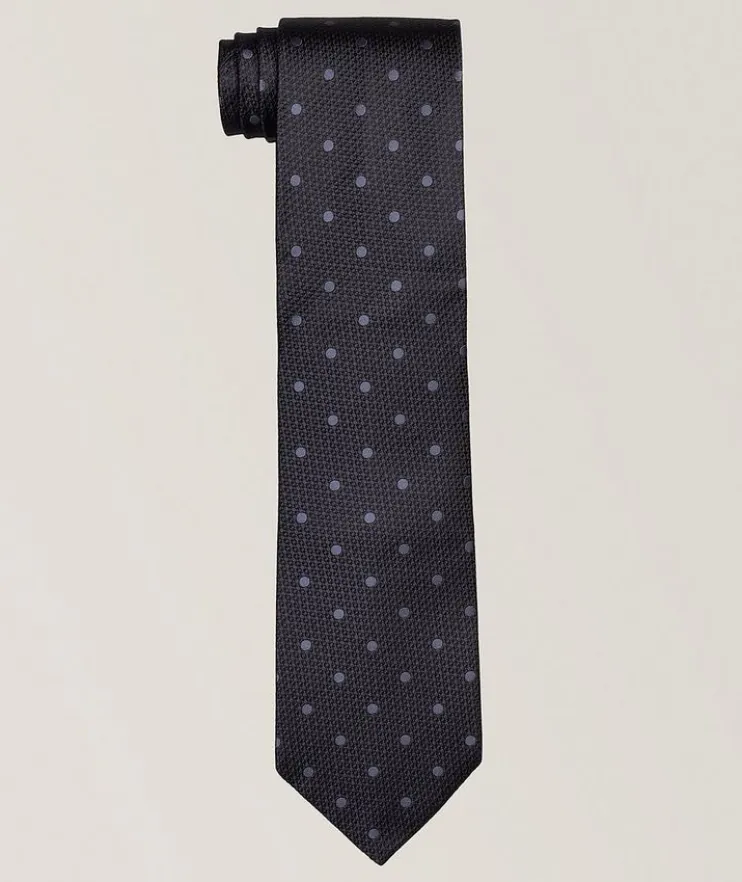 Polka Dot Silk Tie