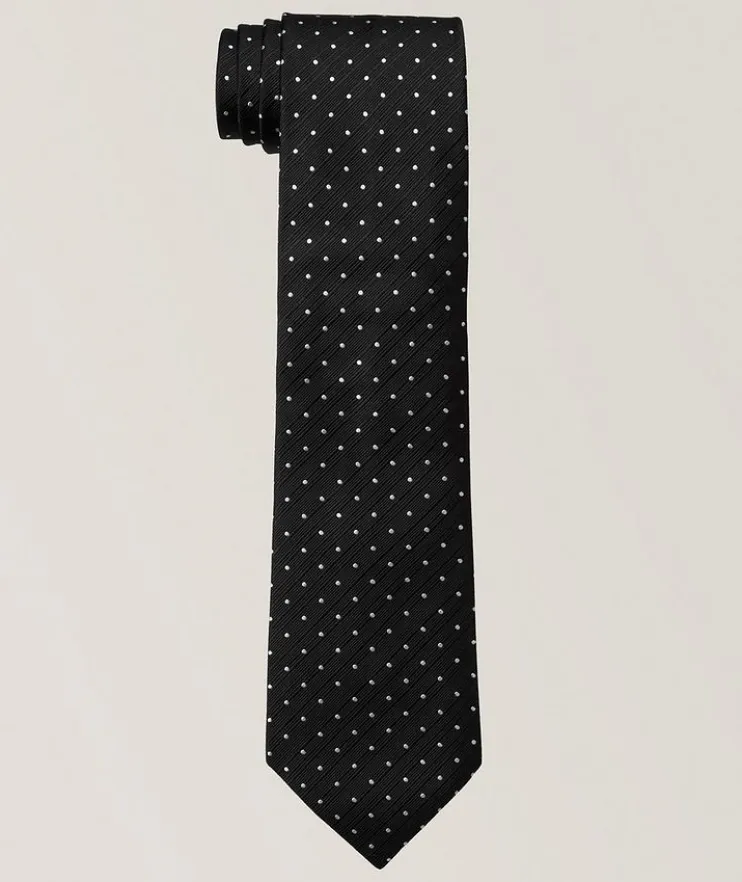 Polka Dot Silk Tie
