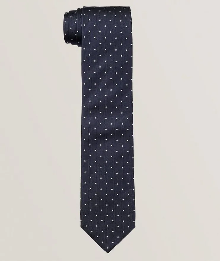 Polka Dot Silk Tie