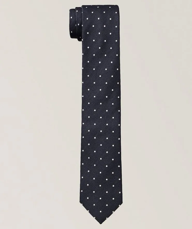 Polka Dot Silk Tie