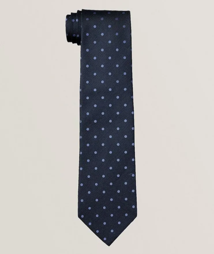 Polka Dot Silk Tie