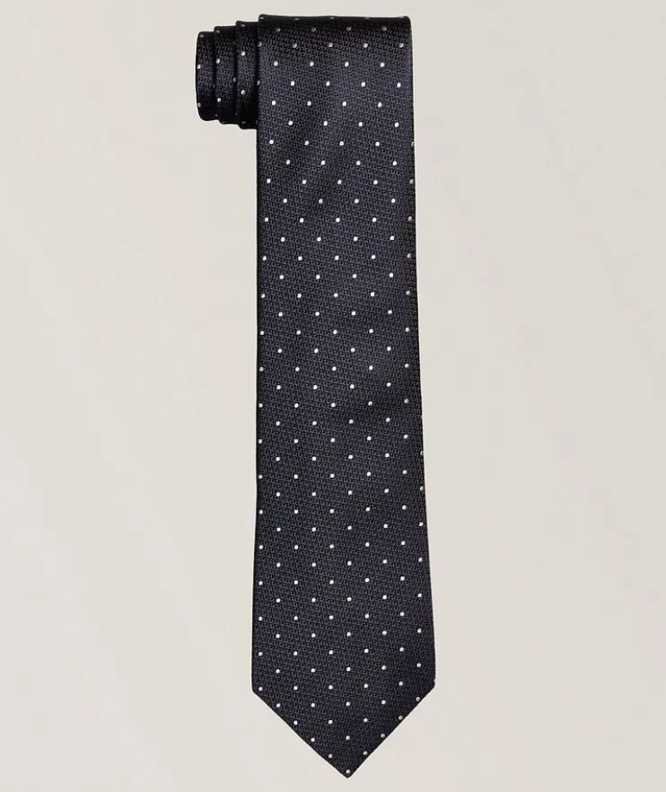 Polka Dot Silk Tie