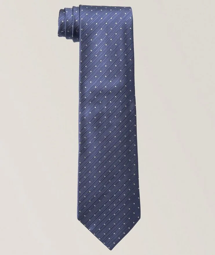 Polka Dot Silk Tie