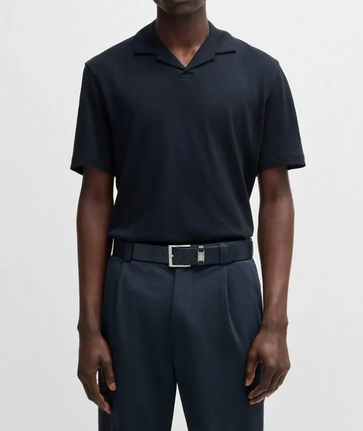 Ponti Cotton-Linen Polo