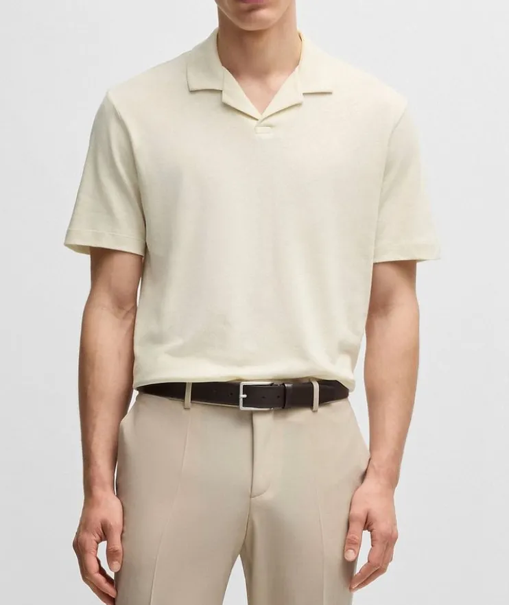 Ponti Cotton-Linen Polo
