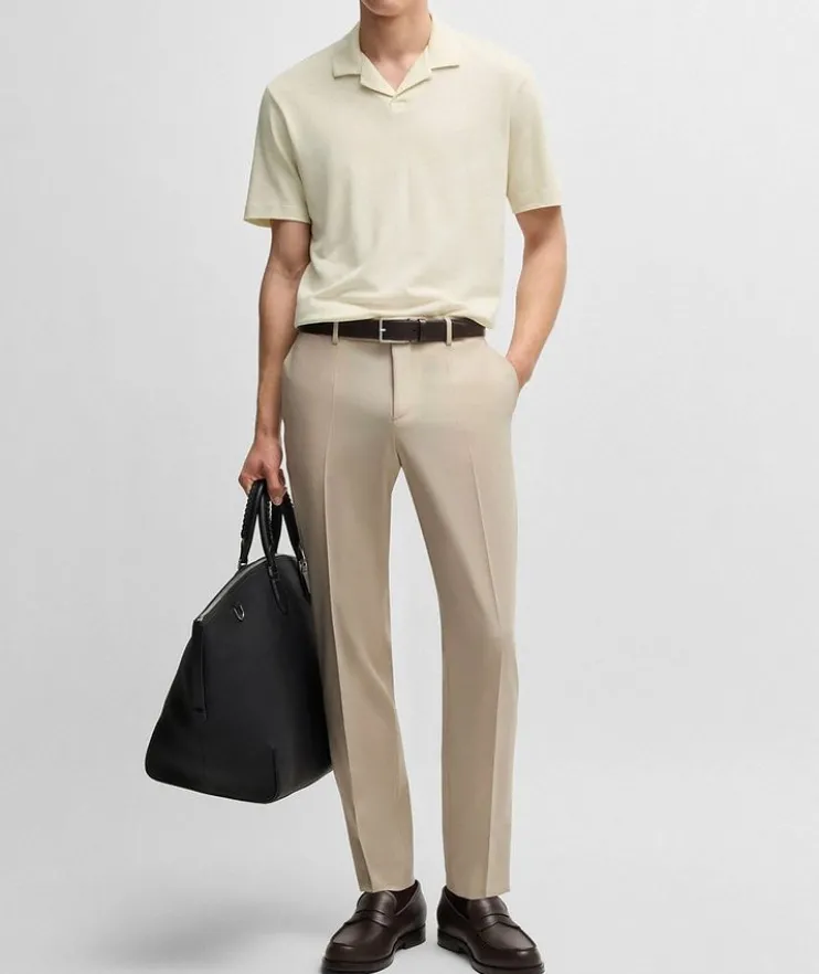 Ponti Cotton-Linen Polo