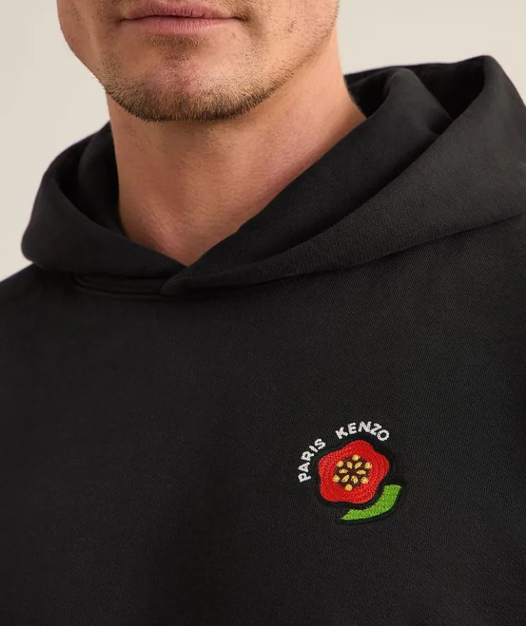 Pop Embroidered Boke Hooded Sweatshirt