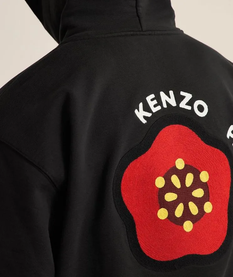 Pop Embroidered Boke Hooded Sweatshirt