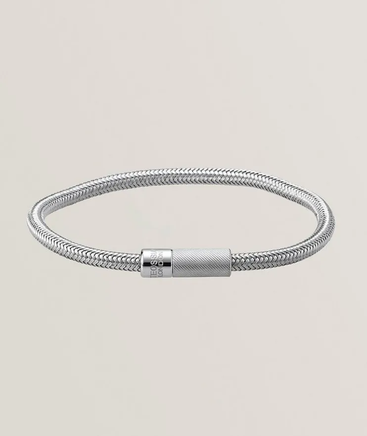 Pop Rigato Rame Silvertone Clasp Bracelet