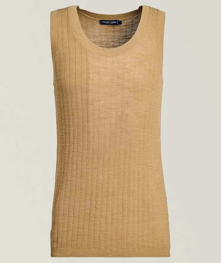 Prado Cotton-Blend Knited Vest