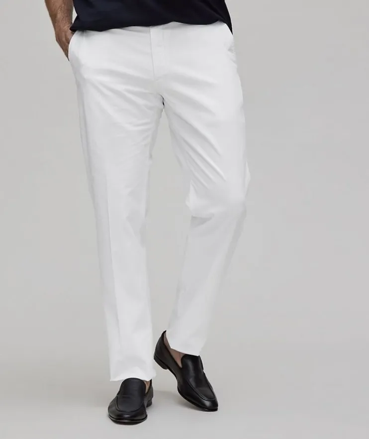 Premium Stretch-Cotton Pants