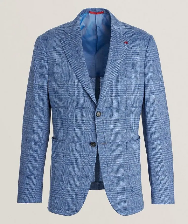 Prince of Wales Cashmere Sport Jacket