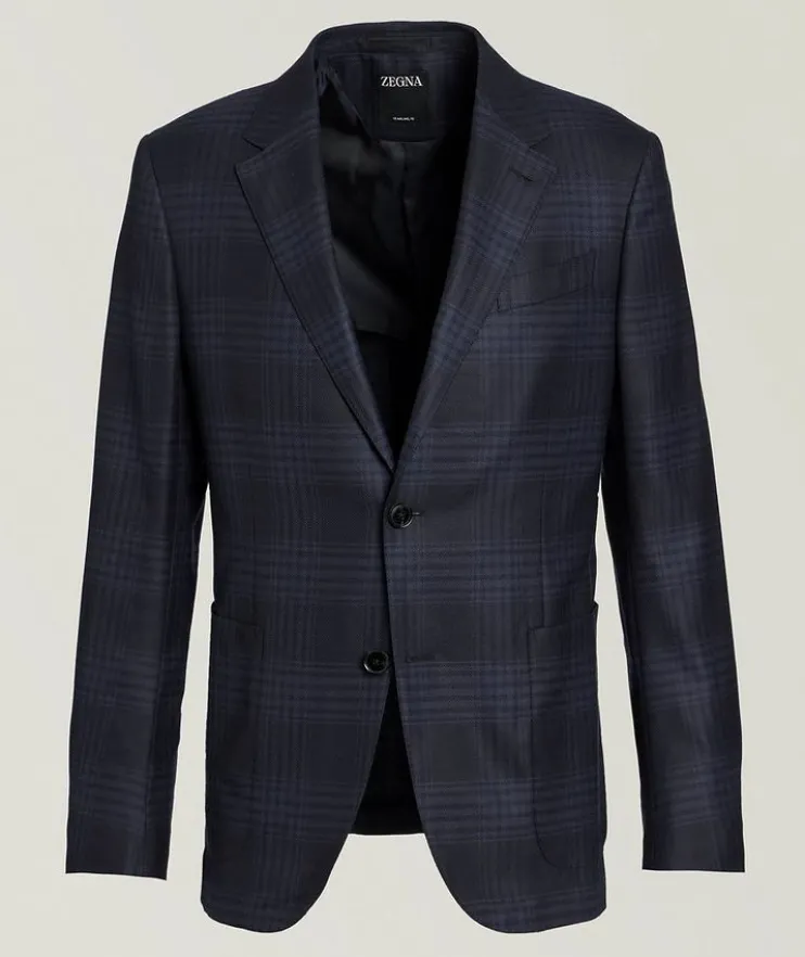 Prince of Wales Wool Sport Jacket