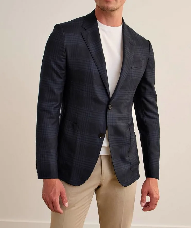 Prince of Wales Wool Sport Jacket