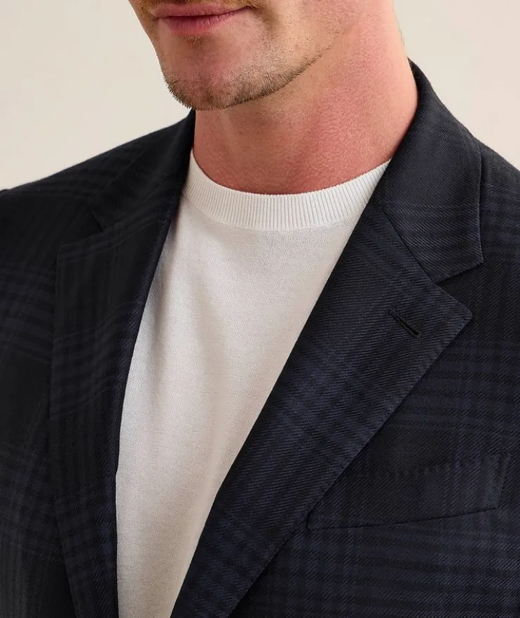 Prince of Wales Wool Sport Jacket