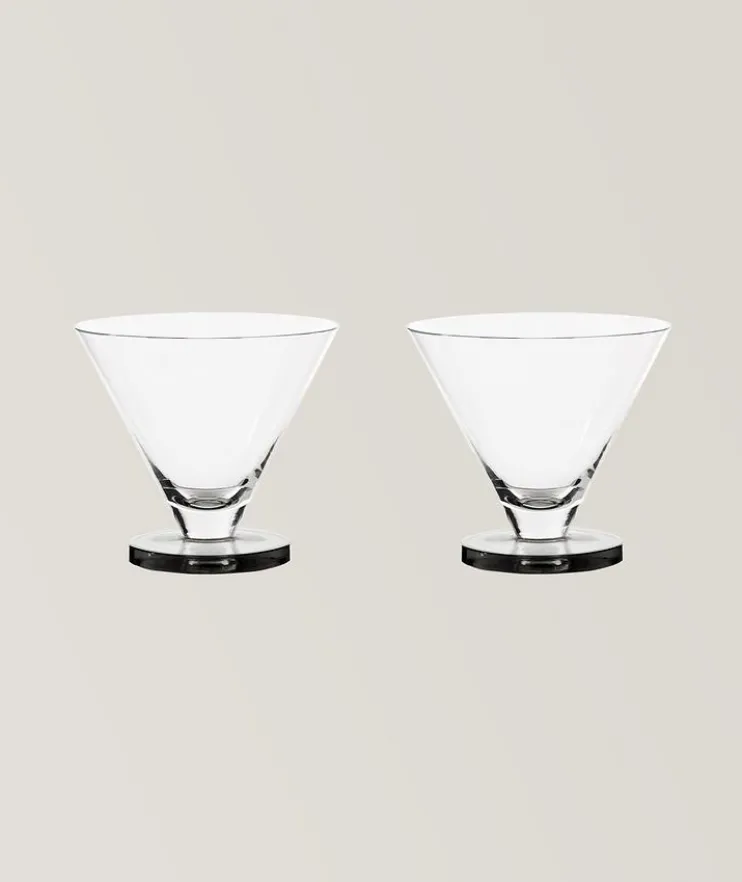 Puck Cocktail Glasses 2 Pack