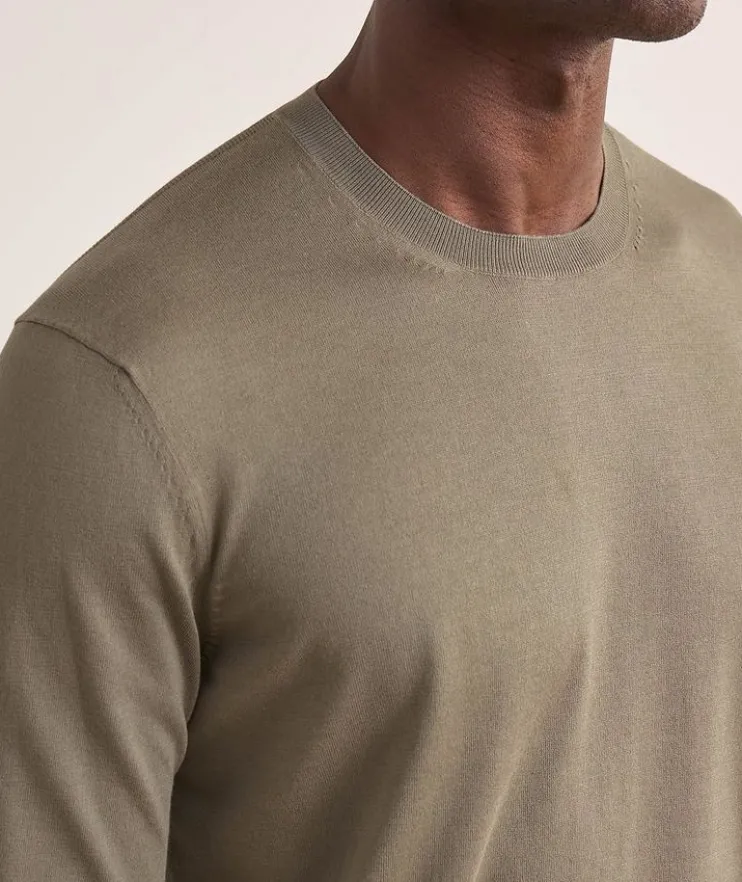 Pure Cotton Crewneck Sweater